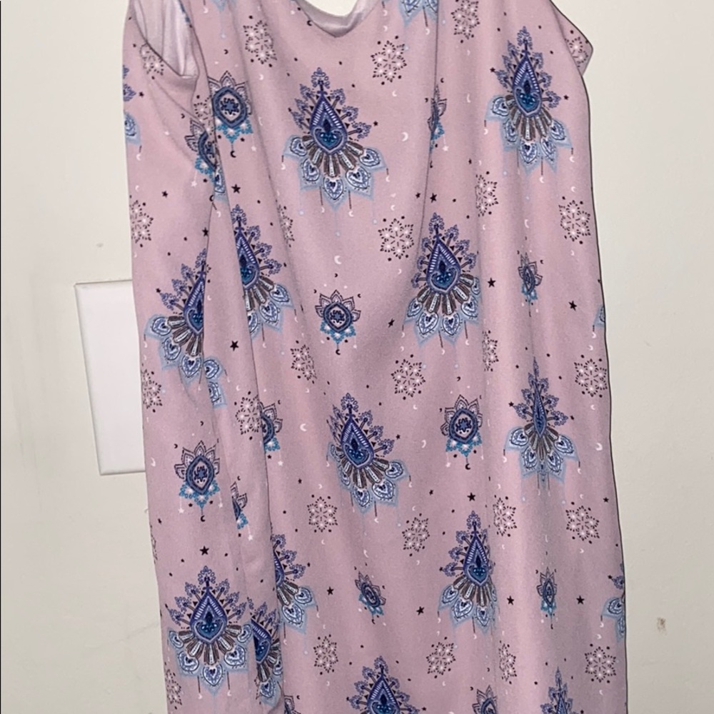 Bohemian cross back dress